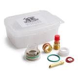 Size 16 Pyrex Glass Gas Lens Cup Kit