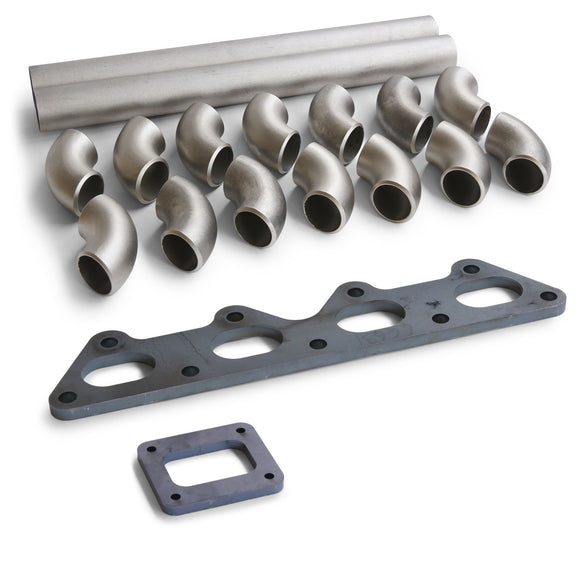 Stainless Steel 4 Cylinder Turbo Manifold Kit
